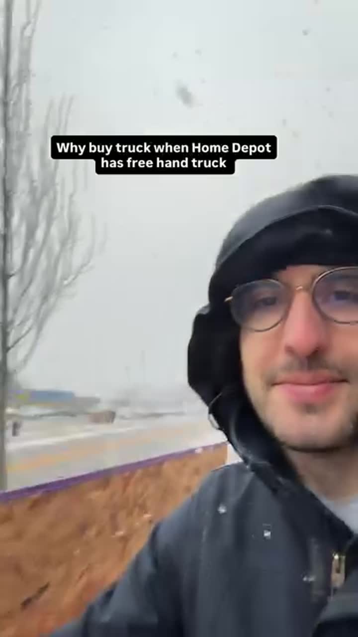 Why buy truck when Home Depot has free hand truck