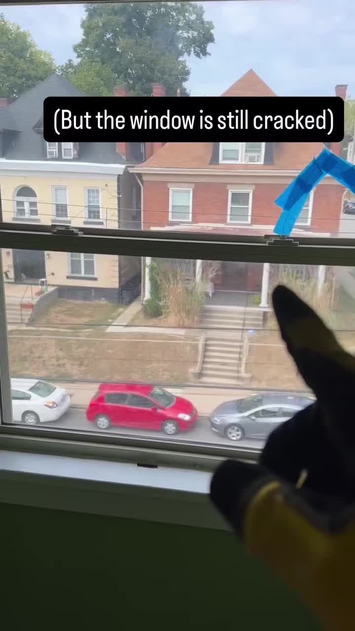 (But the window is still cracked)