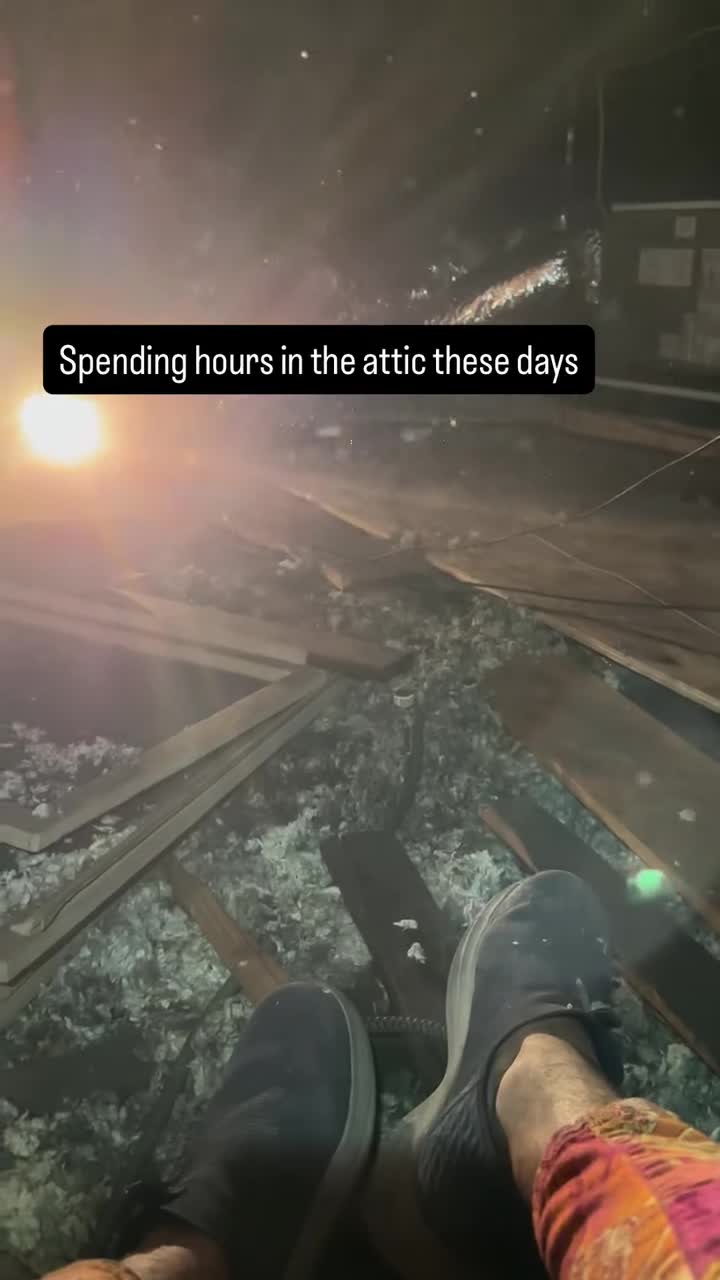 Spending hours in the attic these days