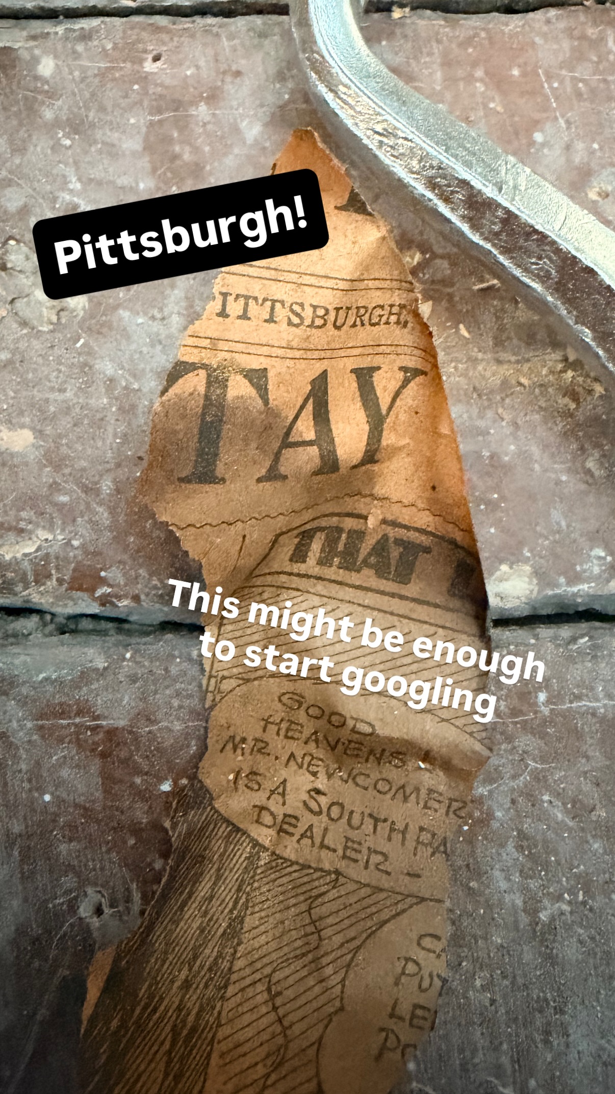 Pittsburgh! This might be enough to start googling
