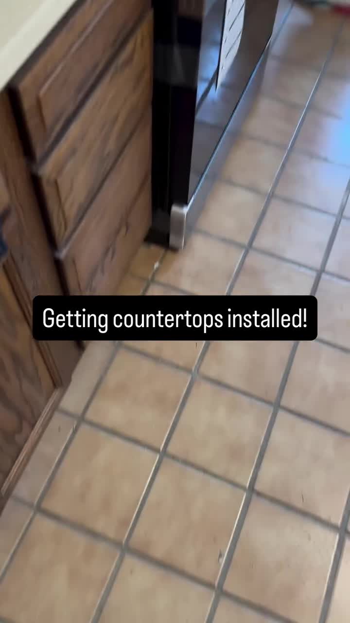 Getting countertops installed!