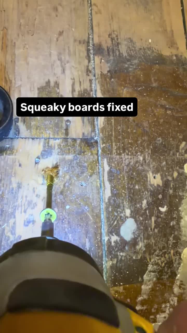 Squeaky boards fixed