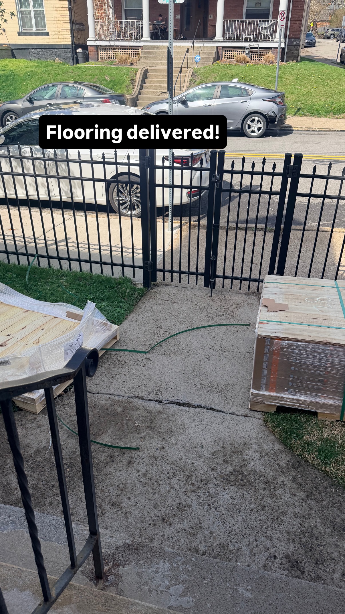 Flooring delivered!