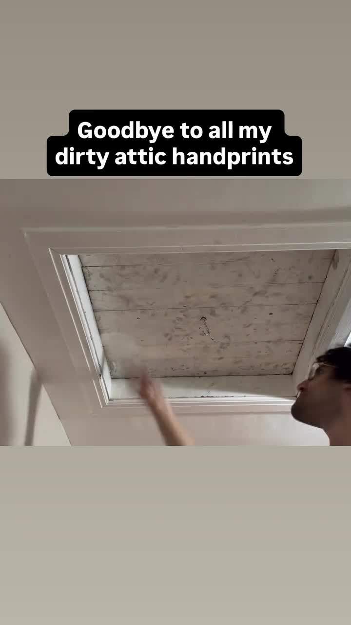 Goodbye to all my dirty attic handprints